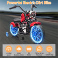 thumbnail image 3 of Towallmark 36V 350W Electric Dirt Bike for Teens, Off-Road Motorcycle up to 16.5MPH, 176LB Max Load, Spring Suspension & Brushless Motor,Red, 3 of 4