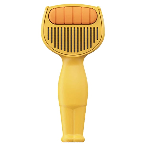 Cepillo para el cabello para desenredar y depilar mascotas, peine automático con aguja para depilar.