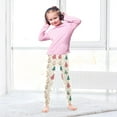 thumbnail image 5 of joogoo Girls' Leggings Christmas Cute Trees Yoga Pants 9-10T, 5 of 8
