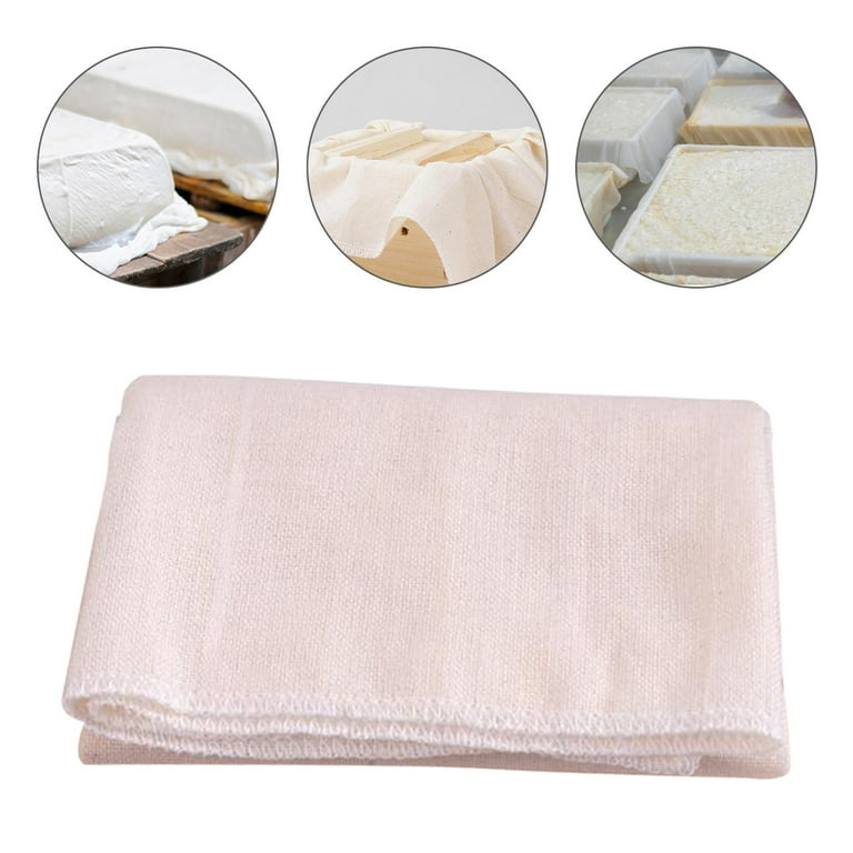 Cheese Cloth Fabric Food Grade Straining Strainer Filter Washable  Cheesecloth Filter Cloth Butter Muslin Cloth for Soy Butter 23x23inch 