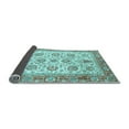 thumbnail image 2 of Ahgly Company Indoor Rectangle Oriental Light Blue Traditional Area Rugs, 7' x 9', 2 of 4