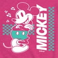 thumbnail image 3 of Disney - Mickey & Friends - Checkered Retro Design - Toddler And Youth Girls Short Sleeve Graphic T-Shirt, 3 of 5