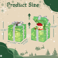 thumbnail image 3 of Christmas Lighted Gift Box Decoration, 60 Warm White LED Lights, Weather-Resistant Metal & Waterproof Fabric, Easy Setup for Home, Yard, Patio, 3 of 11