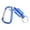 Blue, variant on Magnetic Holder Screw Locking Buckle Hook D Shape Spring Snap Keychain Clips