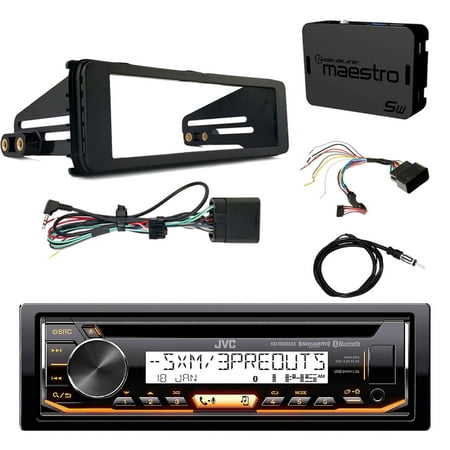 KDR99MBS CD Radio, SiriusXM Tuner, iDataLink Wire Kit, Harley Dash Kit,