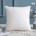 thumbnail image 6 of ACCENT HOME Pack of 4 pc Hypoallergenic Square Form Decorative Throw Pillow Inserts Couch Sham Cushion Stuffer - 18 x 18 inches, 6 of 8