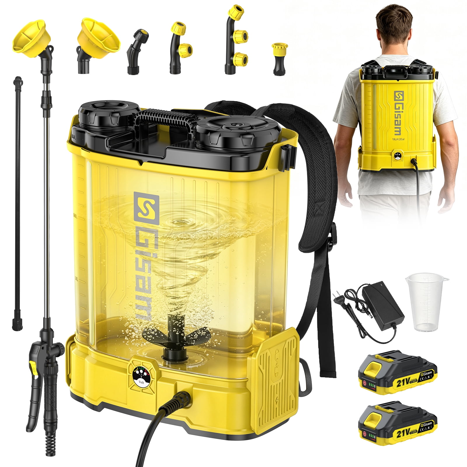Chapin, Heavy-Duty Compression Sprayer, 2-Gallon, with 3 Nozzles
