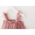 thumbnail image 5 of XBASW Toddler Baby Girls Tulle Slip Dress Summer Sleeveless Sundress for Kids 1-6 Years Girls Beach Tutu, 5 of 9