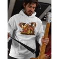 thumbnail image 2 of Medieval Dangerous Monster  Hoodie Men -Image by Shutterstock, Male x-Large, 2 of 4
