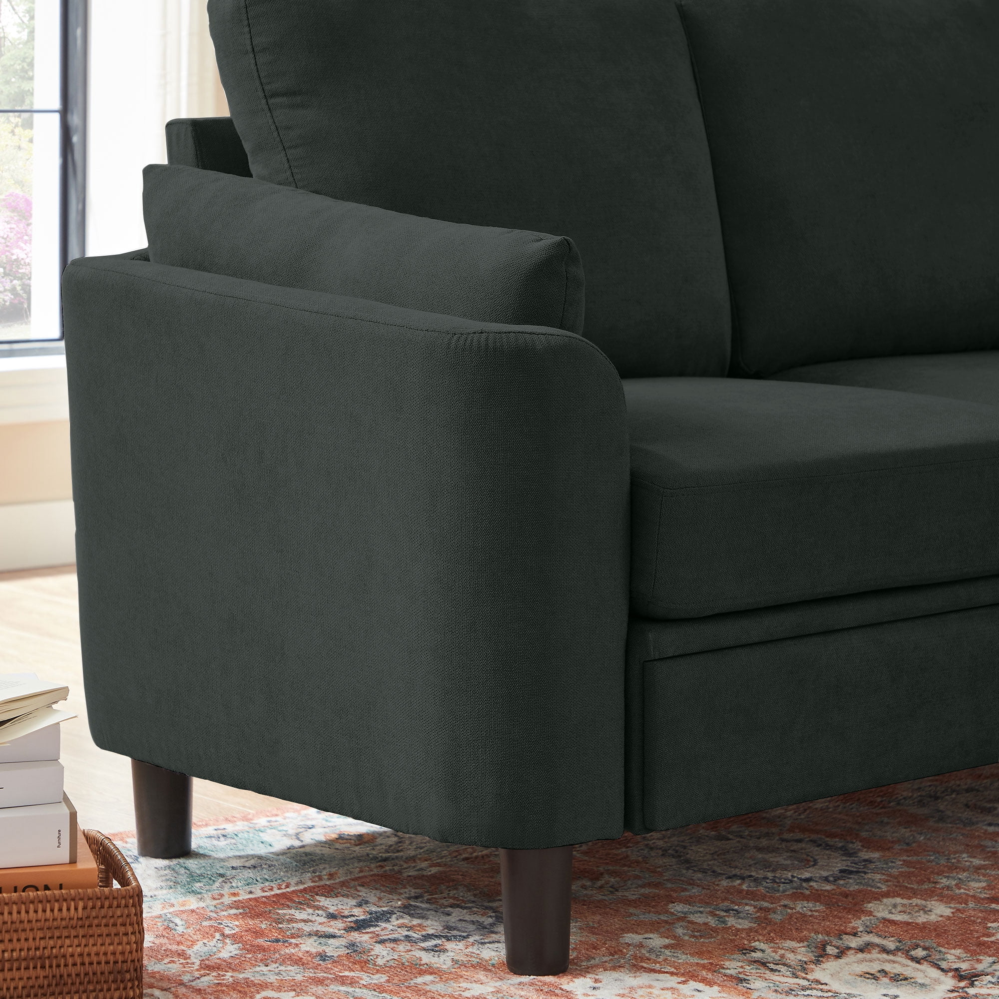 Pingliang Home 59" Loveseat Small Sofa Couch 2 Seater for Living Room Bedroom Apartment Studio Office,Double Seat Love Seat