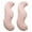 Pink/2pcs, variant on Body Align Cooling Long Body Pillow for Side Sleepers, Breathable Ergonomic Hugging Pillow for Pregnancy with Removable Washable Cover, Back, Hip & Knee Support, 10" x 31" (Pink, 1pc)