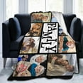 thumbnail image 3 of Custom Blanket Personalized Photos Text Collage Customized Picture Throws Blankets for Adults Kids Family Birthday, 1 Photo, 30x40 Inches, 3 of 6