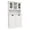 White, variant on Tcbosik Double Tilt Out Trash Cabinet with Doors and Adjustable Shelves, Free Standing Recycling Cabinet with Removable Cloth Bags, Hideaway Garbage Holder for Kitchen Dining Room, White