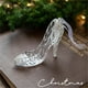 thumbnail image 1 of Colgante Navideño Brillante de Plástico Blanco, Ligero y Fácil de Colgar, Ideal para Decorar Árboles y Ventanas, Ideal para Las Fiestas, 7,5 X 11 X 3 Cm (1 Unidad)., 1 of 6