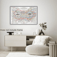 thumbnail image 2 of Healing Web Poster Chart Canvas Wall Art Horizontal Poster Print Mental Health Posters, 2 of 4