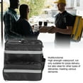 thumbnail image 4 of Mochila de Entrega de Alimentos, Bolsa de Entrega de Tela Oxford 1680d Aislada de Gran Capacidad Con 2 Platos para La Playa, 4 of 7