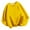 Yellow, variant on Alkepwun Toddler Boy Girl Casual Long Sleeve Loose Tops Warm Fall Comfy Lightweight Pullovers Kids Basic Solid Color Crewneck Sweatshirt for Boys or Girls 3-11 Years