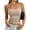 Coffee -BX24, variant on Double Lined Adjustable Spaghetti Strap Tank Top for Women Cute Summer Basic Crop Top for Teen Workout Going Out Light Gray XS