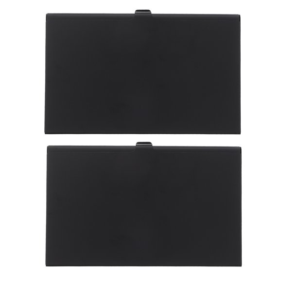 Miangastore 2Pack Portable Storage Case Waterproof Aluminium Alloy for Card Holders