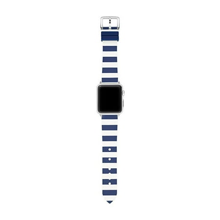 kate spade new york 38mm Apple Watch Band, Striped Silicone, (Best New York Bands)