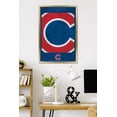 thumbnail image 2 of MLB Chicago Cubs - Logo 25 Wall Poster, 22.375" x 34" Framed, 2 of 5