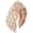 Rattan, variant on Women's Boho Wide Knotted Rattan Woven Headbands with Pom Pom Hair Hoop - Summer Beach Party Hair Accessories (Raffia Hairband Bule)