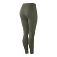 thumbnail image 6 of Pxiakgy Ladies New Summer Honeycomb Fabric Bow Tie Belt Peach Hip Tight Waist High Hip Movement Yoga Shorts Army Green + 3XL, 6 of 7