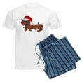 thumbnail image 6 of CafePress - Dachshund (Red) Tangled In Christmas Lights Men's - Men's Light Loose Fit Cotton Pajama Set, 6 of 7