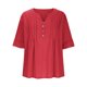 thumbnail image 4 of Eres Más Que una Camisa de Puntuación de Prueba Sexy de Manga Corta Lentejuelas Suelta Camisa de Blusa con Cuello en V, Poliéster, 4 of 9