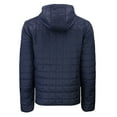 thumbnail image 3 of Men's-Cutter & Buck  Navy Penn State Nittany Lions Rainier Eco PrimaLoft Hooded Full-Zip Jacket, 3 of 3