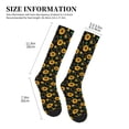 thumbnail image 2 of Lsque Flower (2) Pattern Sport Compression Socks for Men & Women 15-20 mmHg Knee High Nurse Pregnant Running Medical and Travel Athletic, 2 of 6
