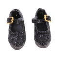 thumbnail image 4 of Estantes de Etiqueta CUTICAT de Exhibición de Mercancía Negro Zapatos de Muñeca con Correa de Tobillo, 4 of 7