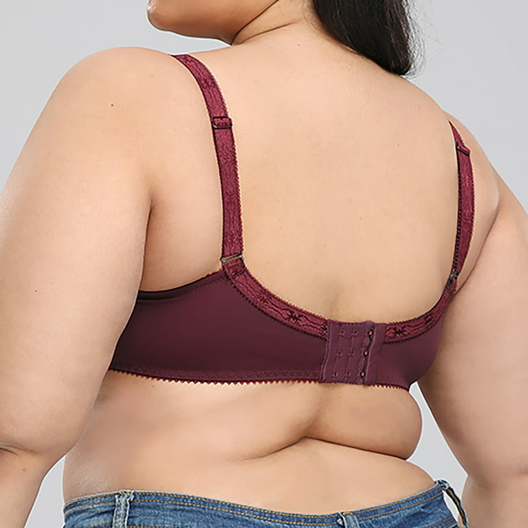 HTNBO Women's Plus Size Seamless Push Up Bra Lace Comfortable Breathable  Base Underwear Daily Wear Bras Bodysuit Tank Tops New Deals 