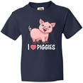 thumbnail image 3 of Inktastic I Love Piggies- Cute Pig Youth T-Shirt, 3 of 5