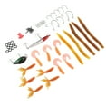 thumbnail image 4 of Kit de señuelos de pesca ANGGREK 67 piezas con cabeza de plantilla de ojo 3D, 4 of 8