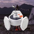 thumbnail image 4 of Linterna de camping solar recargable por USB, luz de lámpara de bombillas LED portátil impermeable plegable para Estilo D Sunnimix Luz al aire libre, 4 of 8