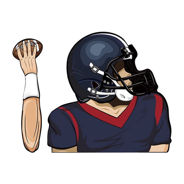 Football Quarterback Wiper Stickers Car Windshield Wiper Stickers Car Car Stickers