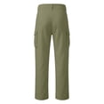 thumbnail image 6 of CONZONE Kids Boys Cargo Pants Outdoor Hiking Pants For Child Buttons Solid Color Wide Leg Jogger Trousers With Pockets, 6 of 7