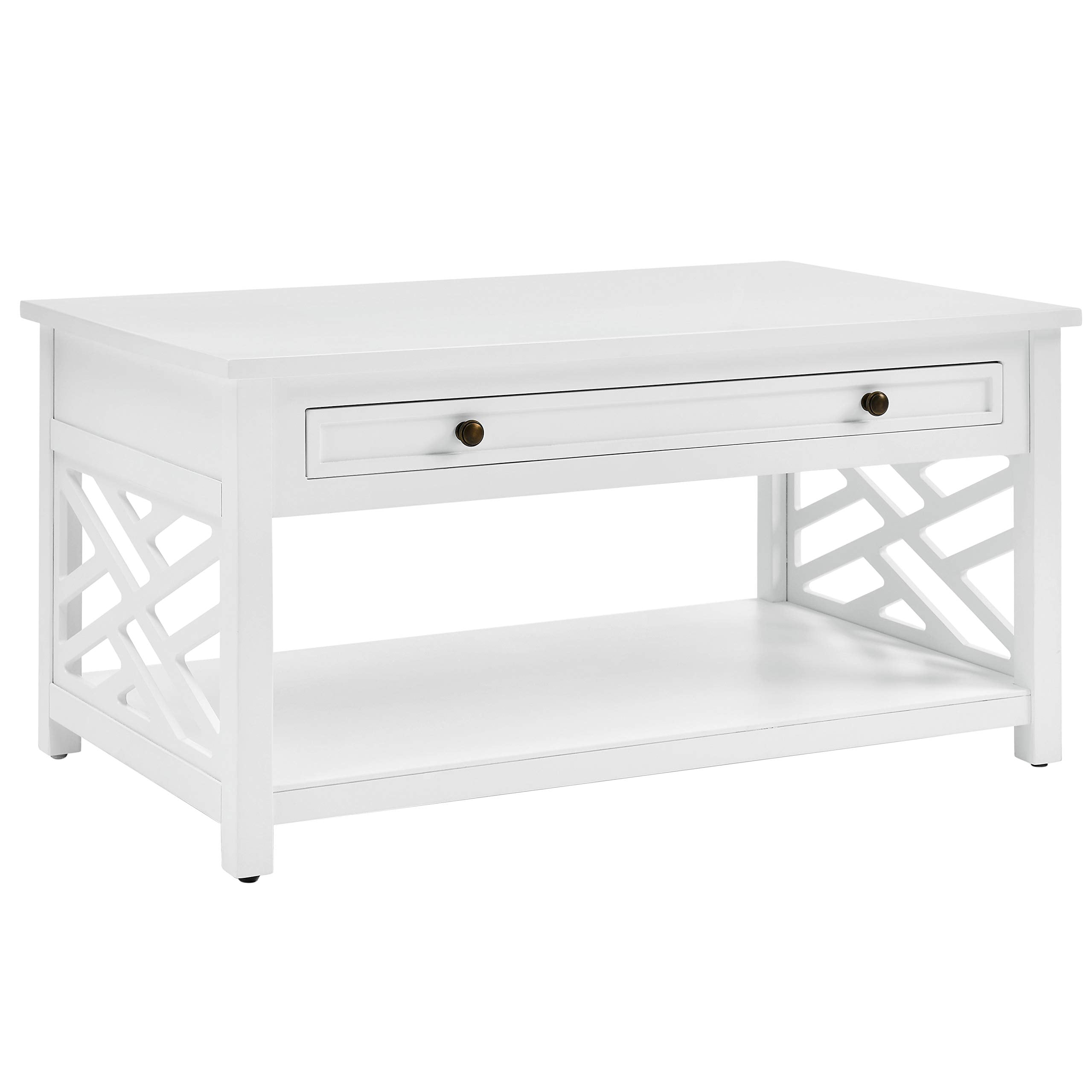 Alaterre Meuble Coventry Table Basse en Bois 36 Pouces L avec 1 Tiroir