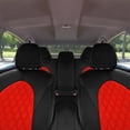 thumbnail image 3 of For 2018-2022 Toyota Camry FH Group Neoprene Custom Fit Waterproof Car Seat Covers - Full Set Red, 3 of 5