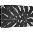 thumbnail image 3 of PixonSign Canvas Print Wall Art Monstera Leaf Close-Up Floral Wilderness Illustrations Minimalist Chic Relax/Calm Grey Dark Black and White for Living Room, Bedroom, Office - 16"x24", 3 of 5