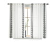 thumbnail image 2 of (2 pack) Better Homes & Gardens Embroidered Border Curtain Single Panel, Indoor, Rod Pocket/Back Tab, Vanilla Dream, 50" W x 63" L, Adult, 2 of 6