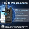 thumbnail image 3 of TIDRADIO TD-H3 GMRS Radios Handheld, APP/Web Bluetooth Programming, 8-Band Long Range Walkie Talkies Two Way Radios, Air Band, Freq Copy, DTMF, NOAA Weather, 2500mAh, 15.15in Antenna - Full Kit 2 Pac, 3 of 6