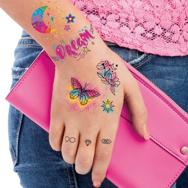 Cra-Z-Art Glitter Tattoo Set for Ages 8+ - Walmart Business Supplies