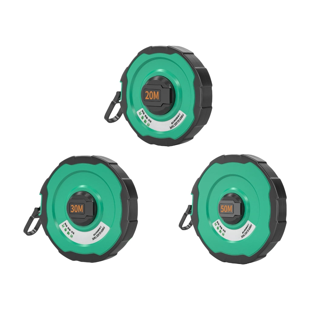 Waterproof Fiber Tape Measure Double Side Scale Measuring Tape ABS Casing Tape Measure for Construction & DIY Projects