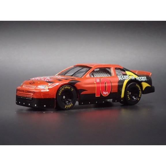 Open Box 1999 CHEVY CHEVROLET MONTE CARLO 10TH ANV CHROME NASCAR 1:64 SCALE DIECAST CAR