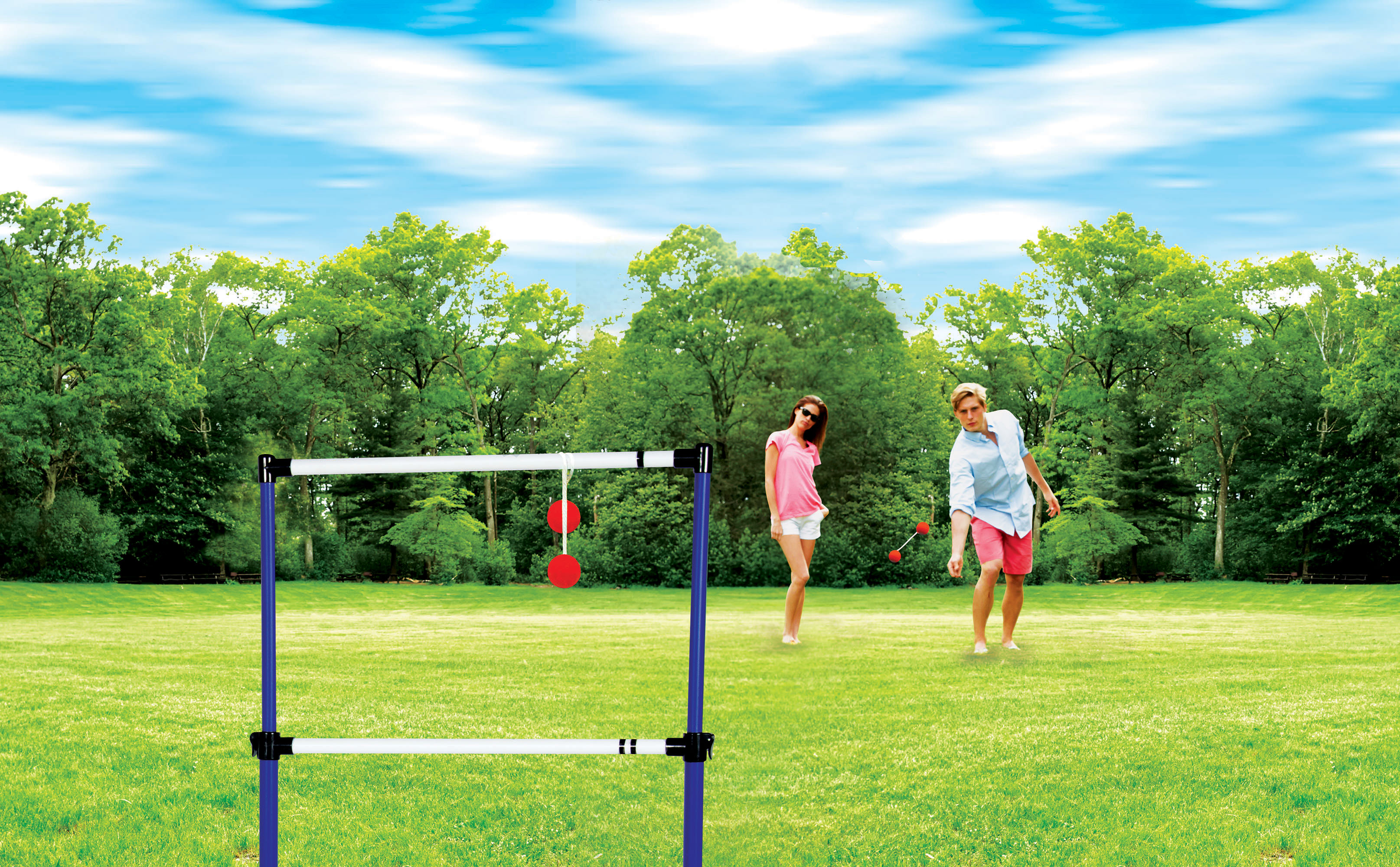 Franklin Quikset Golf Toss - Ladder Ball Game Set - image 3 of 4
