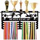 thumbnail image 1 of Perchero para medallas de fútbol, ​​soporte para medallas "Nunca te rindas", perchero para medallas de fútbol, ​​perchero para premios, marco de pared, soporte para cinta de premios, 1 of 7