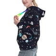 thumbnail image 2 of Honeii Galaxy2 Pattern Womens Oversized Hoodies Long Sleeve Sweatshirts Pullover Fall Outfits with Pocket-Medium, 2 of 7