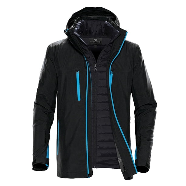 Stormtech - Chaqueta Matrix System para Hombre (Negro, Azul Eléctrico) Stormtech UTBC4116_blackelectricblue